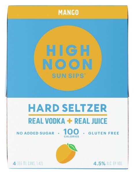 High Noon Mango Vodka Soda 4 pack