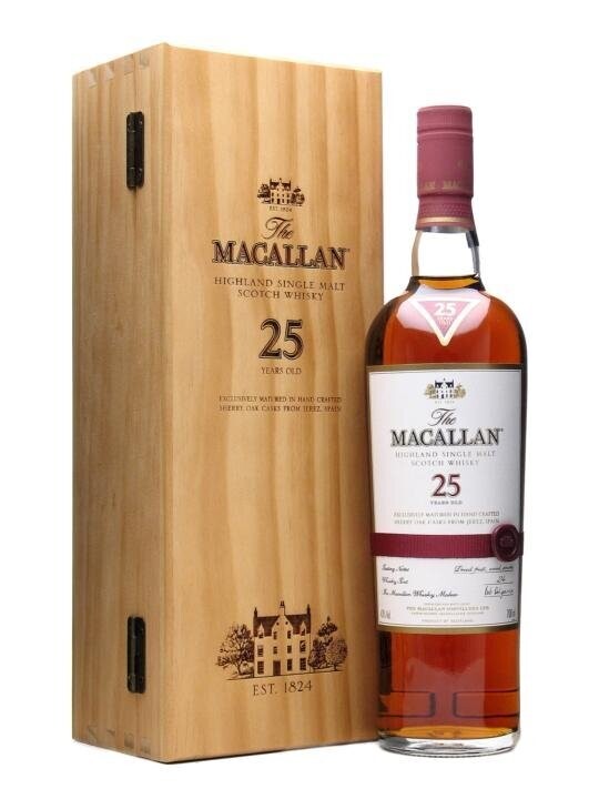 Macallan 25 Year Single Malt Scotch