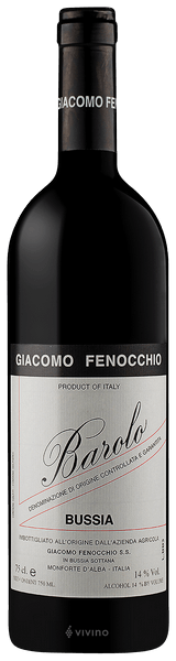 Giacomo Fenocchio Barolo Bussia 2019 (750 ml)