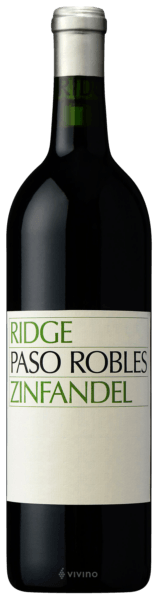 Ridge Vineyards Paso Robles Zinfandel 2020 (750 ml)