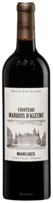 Château Marquis d'Alesme Margaux (Grand Cru Classé) 2018 (750 ml)