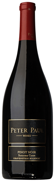 Peter Paul Russian River Valley Pinot Noir Gravenstein Highway 2019 (750 ml)
