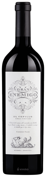 El Enemigo Gran Enemigo Single Vineyard El Cepillo Cabernet Franc 2018 (750 ml)