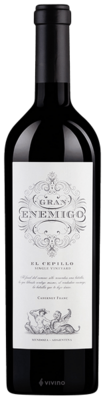 El Enemigo Gran Enemigo Single Vineyard El Cepillo Cabernet Franc 2016 (750 ml)