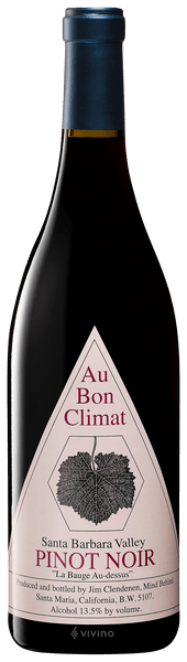 Au Bon Climat Pnoir La Bauge Au Dessus 2018 (750 ml)