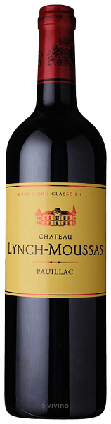 Château Lynch-Moussas Pauillac (Grand Cru Classé) 2019 (750 ml)
