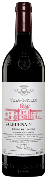 Vega Sicilia Valbuena 5º Ribera del Duero 2018 (750 ml)
