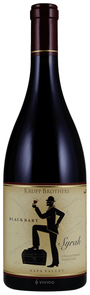 Krupp Brothers Black Bart Syrah (Stagecoach Vineyard) 2018 (750 ml)