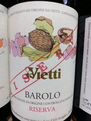 Vietti Barolo Riserva 2015 (750 ml)