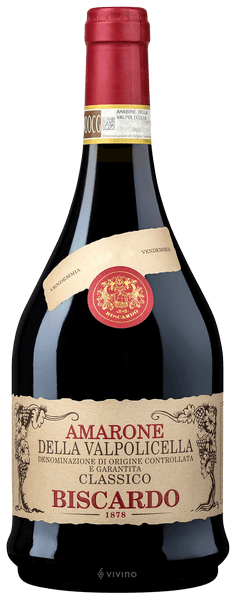 Biscardo Amarone della Valpolicella Classico 2018 (750 ml)