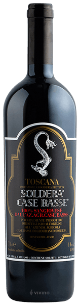 Soldera Case Basse Sangiovese Toscana 2018 (750 ml)