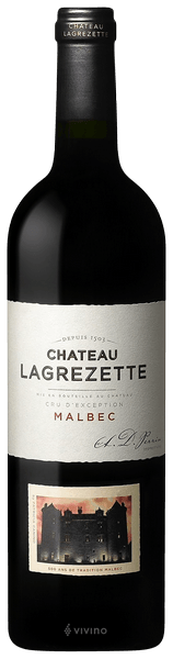 Château Lagrézette Cru d'Exception Malbec 2015 (750 ml)