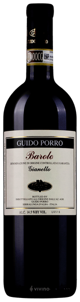 Guido Porro Gianetto Barolo 2018 (750 ml)