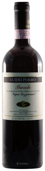 Guido Porro V. Lazzairasco Barolo 2018 (750 ml)