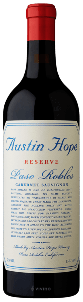 Austin Hope Reserve Cabernet Sauvignon 2021 (750 ml)