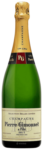 Pierre Gimonnet &amp; Fils Sélection Belles Années Blanc de Blancs Brut Champagne Premier Cru N.V. (750 ml)