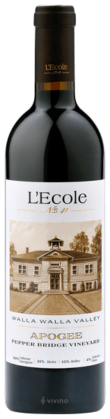 L&#39;Ecole No. 41 Pepper Bridge Vineyard Apogee 2019 (750 ml)
