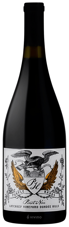 Purple Hands Latchkey Vineyard Pinot Noir 2021 (750 ml)