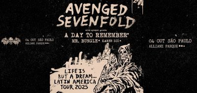 Transporte Exclusivo - Show Avenged Sevenfold (São Paulo - Tour 2025) - Saída: (Belo Horizonte e interior)