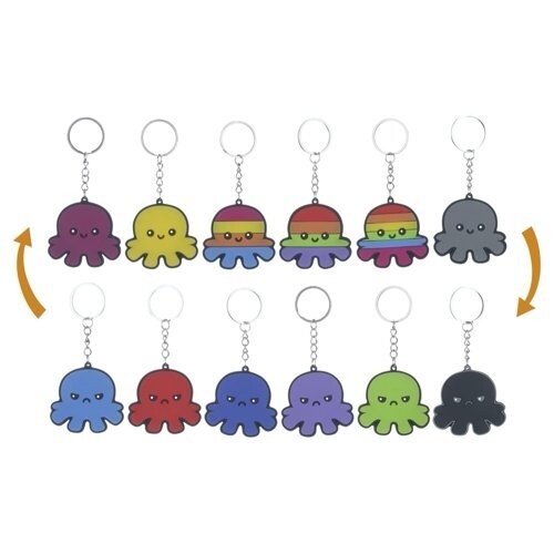 Octopus Keyrings - 2 sided