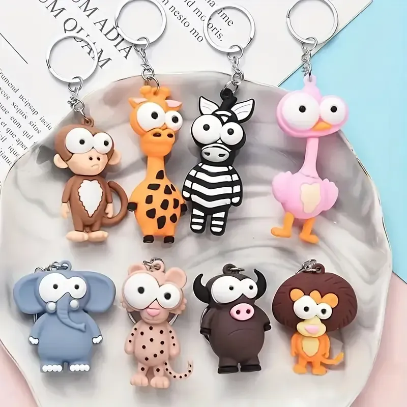 crazy animal keyrings