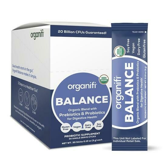 ORGANIFI BALANCE
(30 PORTABLE PACKS)
