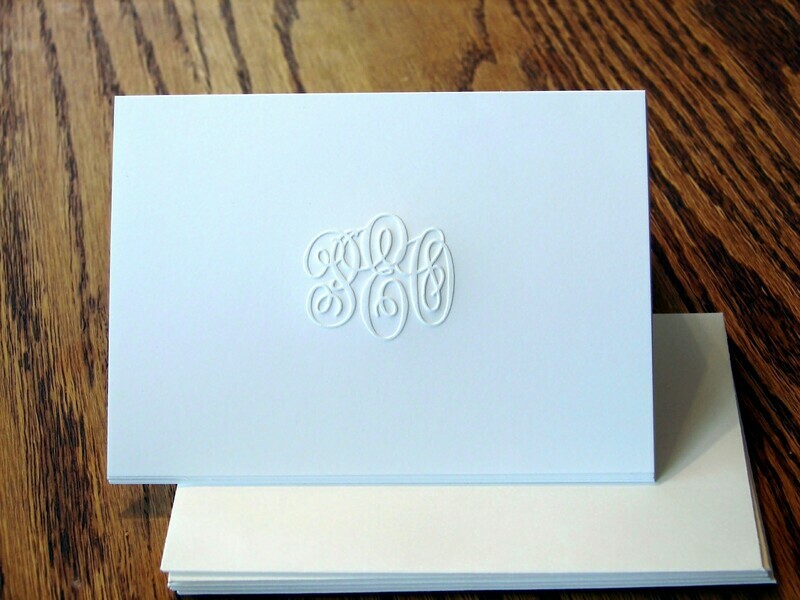 Embossed P.E.O. Stationery 3.5&quot; x 5&quot; by Chapter E
