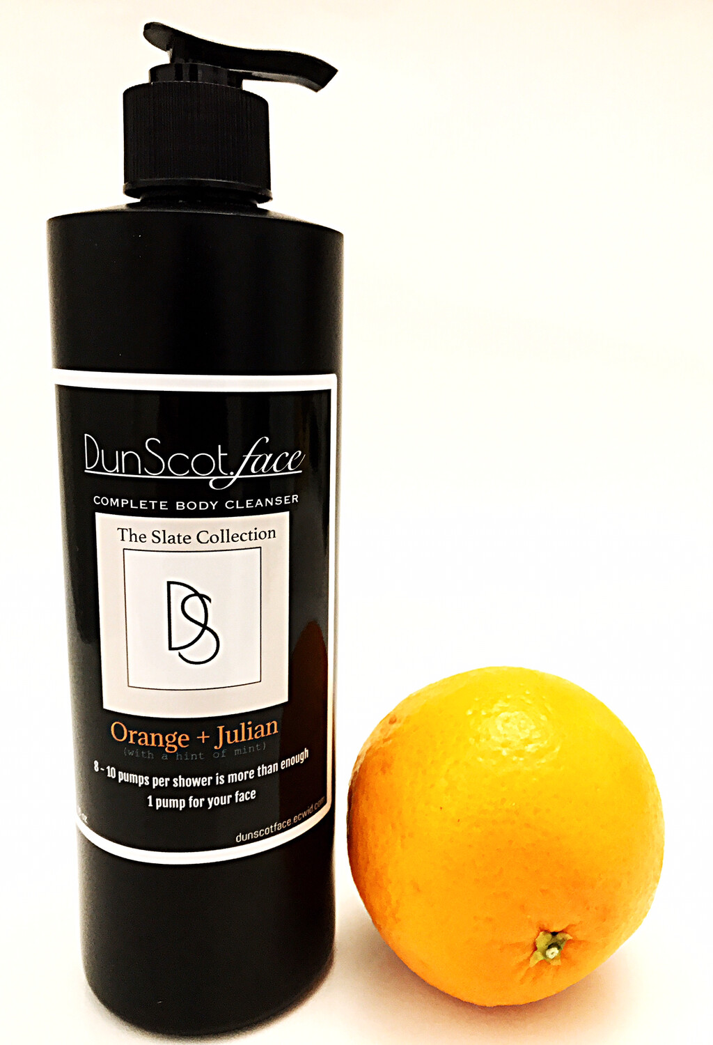 Face + Body Cleanser: Orange + Julian (Slate Collection)
