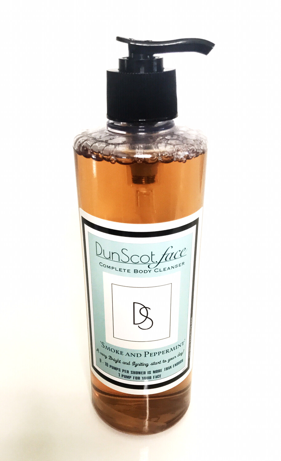 Face + Body Cleanser: 'Smoke &amp; Peppermint'