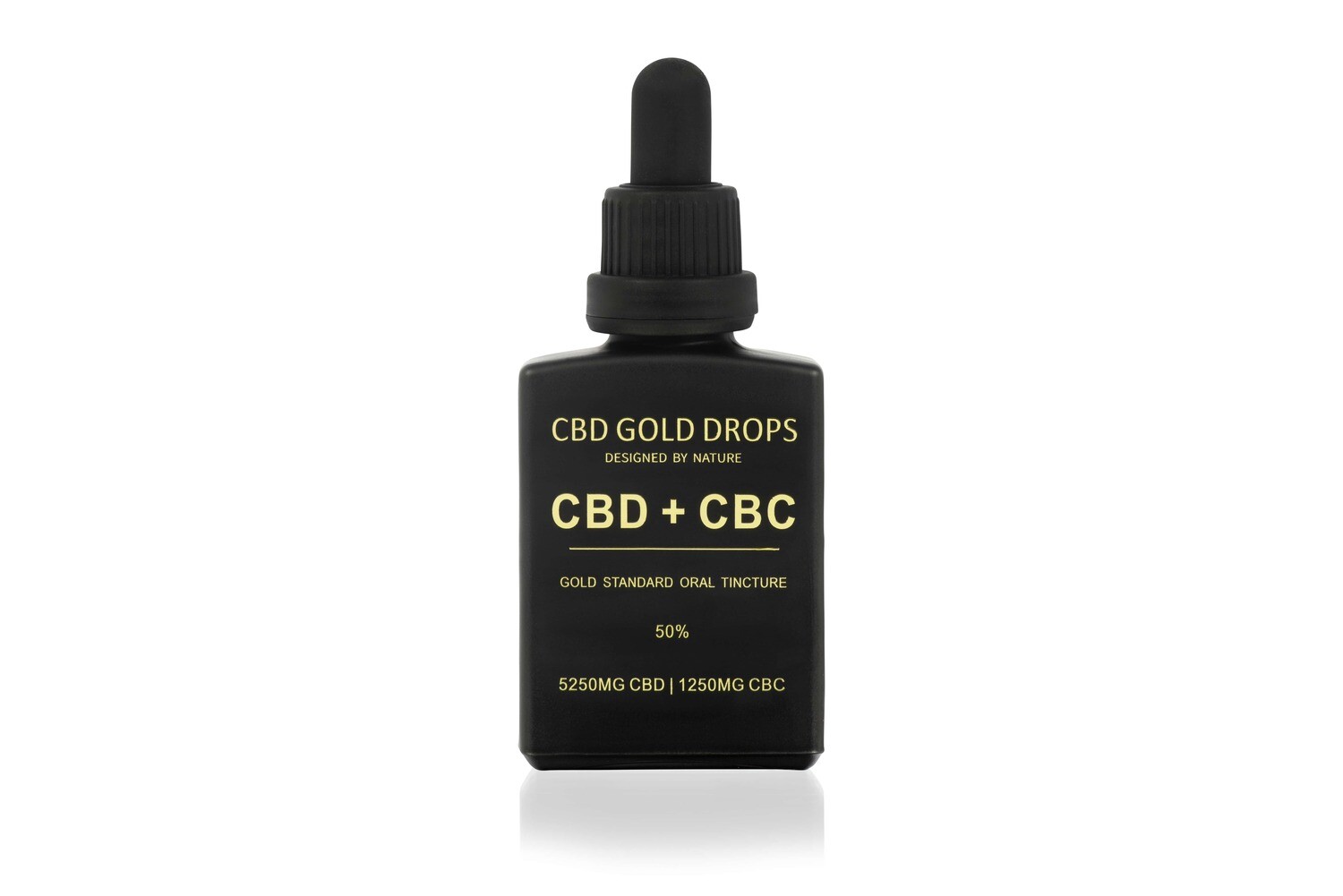 CBD GOLD DROPS 100ml BOTTLE 50% CBD 5250mg + CBC 1250mg