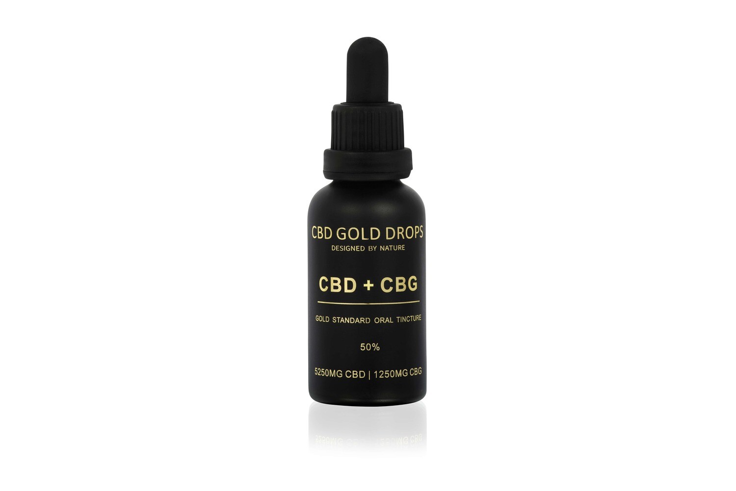 CBD GOLD DROPS 100ml BOTTLE 50% CBD 5250mg + CBG 1250mg