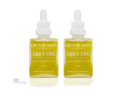 BUY 2 x CBD PURE DROPS 55% CBD 5500mg + CBC 1500mg 30ml BUY 2 x CBD PURE DROPS 55% CBD 5500mg + CBC 1500mg 30ml