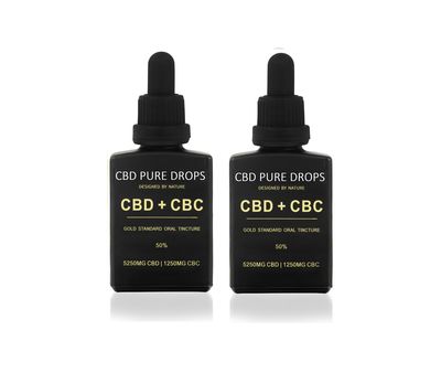 BUY 2 x CBD PURE DROPS 50% CBD 5250mg + CBC 1250mg 30ml BUY 2 x CBD PURE DROPS 50% CBD 5250mg + CBC 1250mg 30ml