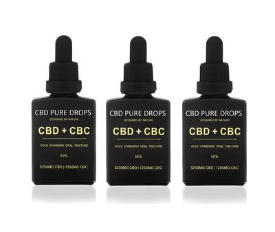 BUY 3 x CBD PURE DROPS 50% CBD 5250mg + CBC 1250mg 30ml BUY 3 x CBD PURE DROPS 50% CBD 5250mg + CBC 1250mg 30ml
