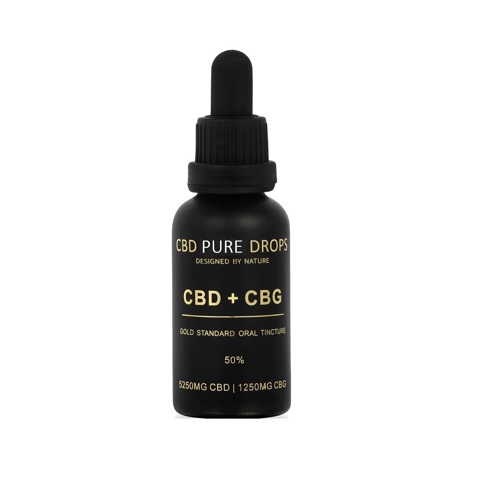 CBD PURE DROPS 50% CBD 5250mg + CBG 1250mg 30ml