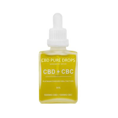 CBD PURE DROPS 55% CBD 5500mg + CBC 1500mg 30ml CBD PURE DROPS 55% CBD 5500mg + CBC 1500mg 30ml