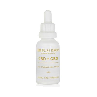 CBD PURE DROPS 45% CBD 5000mg + CBG 1000mg 30ml CBD PURE DROPS 45% CBD 5000mg + CBG 1000mg 30ml