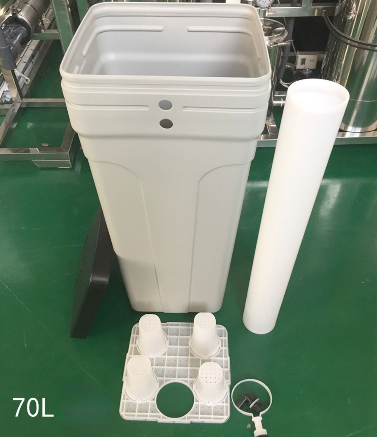 Brine tank for softener PE/Square/White or Blue