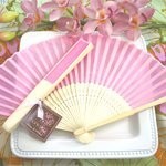 Pink Silk Fans