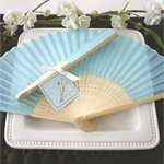 Blue Silk Fans