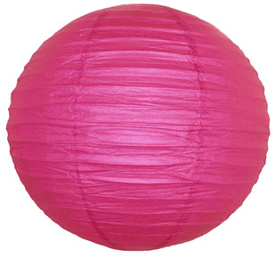 Dark Magenta Paper Lantern