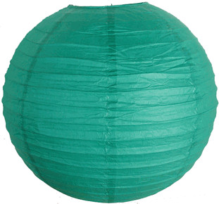 Teal Paper Lantern