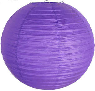 Royal Purple Paper Lantern