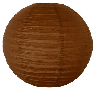 Dark Brown Paper Lantern