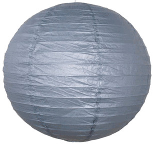 Slate Grey Paper Lantern
