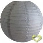 Dove Grey Paper Lantern