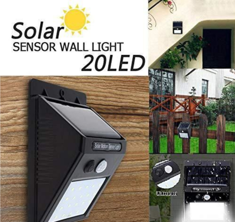 SOLAR SENSOR WALL LIGHT