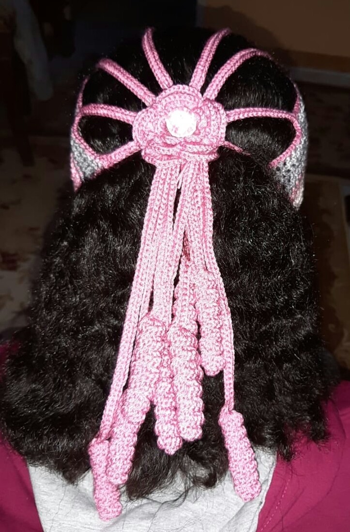 طقم اكسسوار كروشية