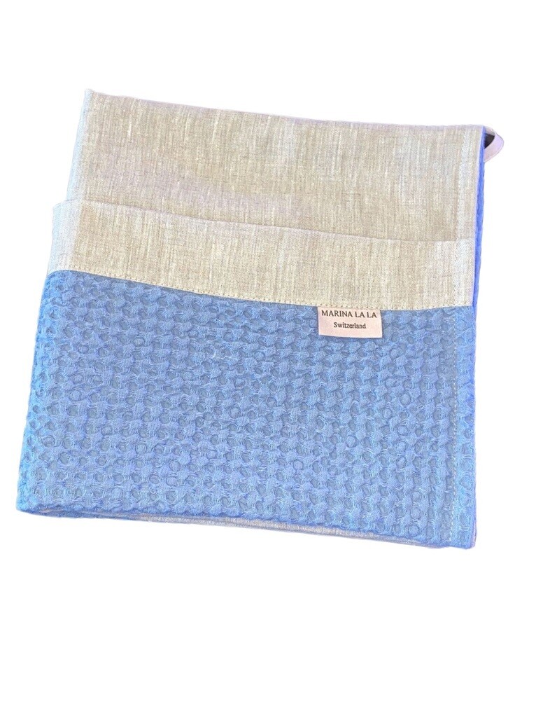 Serviette en lin stonewashed