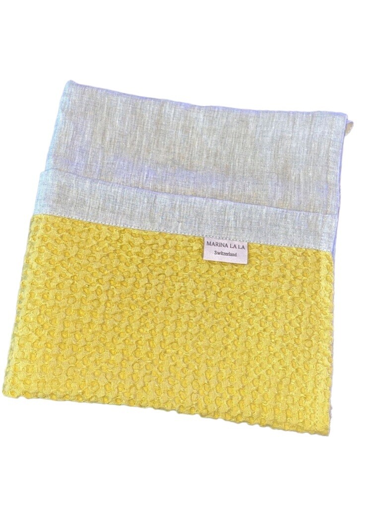 Serviette en lin stonewashed